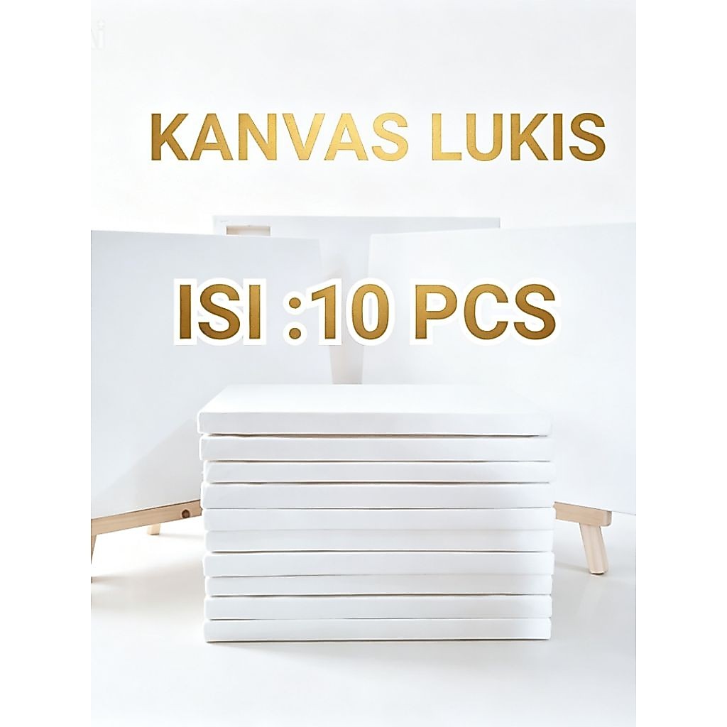 Kanvas Lukis isi10 PCS 30x40-30x30-20x30-20x20-25x25-40x40cm kanvas tc.kanvas premium