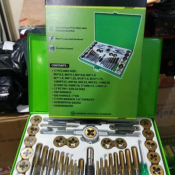 Up- Hand Tap Set Tekiro Hand Tap Tekiro Set 40 Pcs Taps And Dies Tekiro