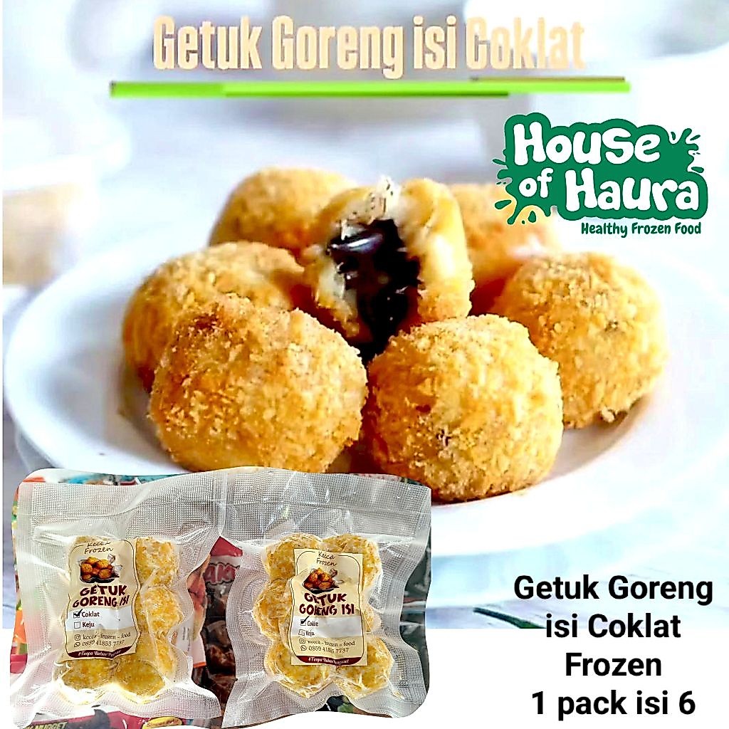 Getuk Goreng isi Coklat Frozen