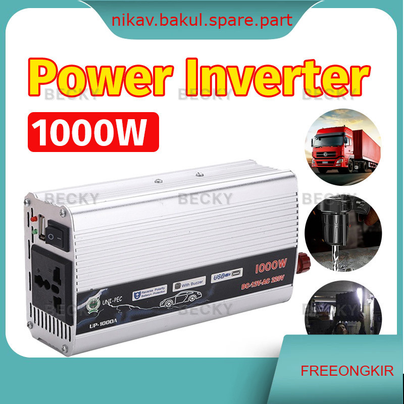 Inverter 1000 Watt Power Inverter DC Ke AC Power Inverter 220W/500W/1000W/2000W/4000W Inverter DC 12
