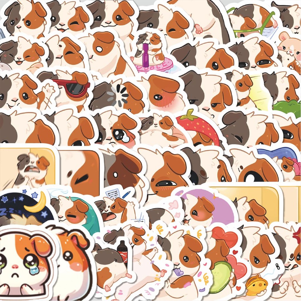 

Stiker Cutting Pack Stiker Kartun Funny Marmot Isi 100Pcs Series Aesthetic Lucu Keren Untuk Koper Bahan Vynil