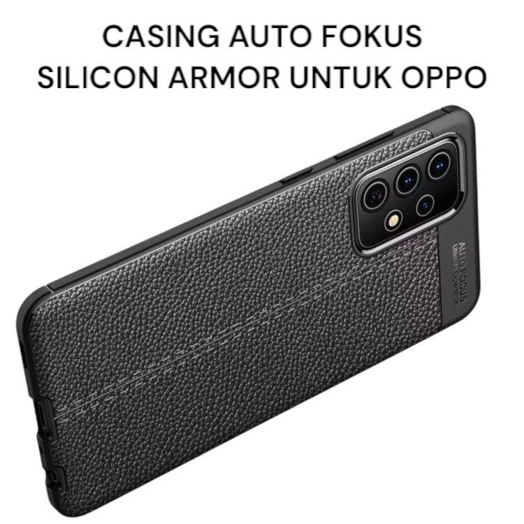 OPPO Case Auto fokus Carbon Silicon Untuk Oppo F1 F3 F9 F11 F5 F7 F11pro A37 A54 AutoFocus Leather S