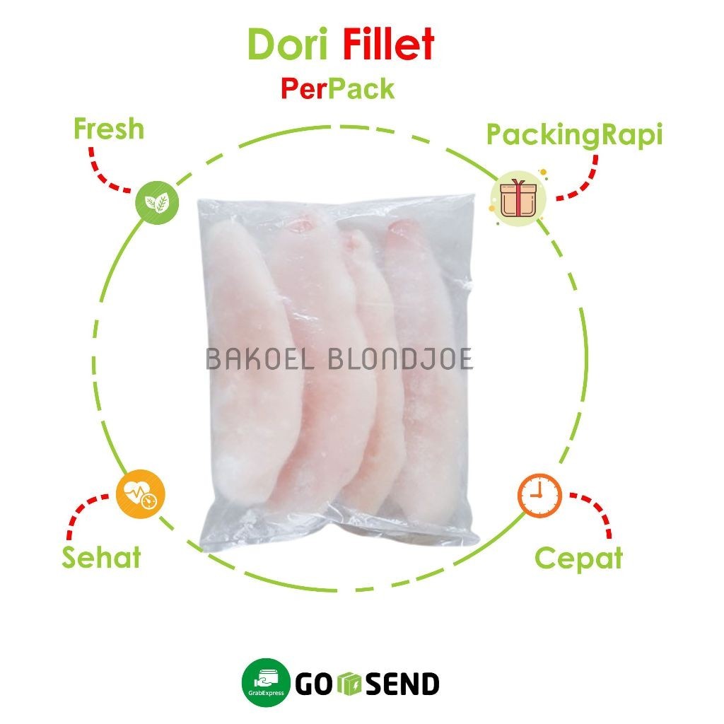 

Dori FIllet 1kg isi 4 frozen BEST SELLER