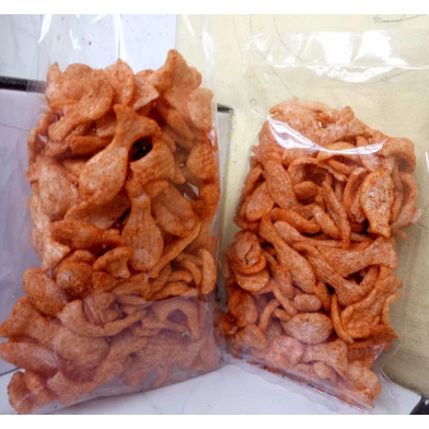 

Kerupuk Ikan Jadul Pedas berat 200g / Krupuk Ikan