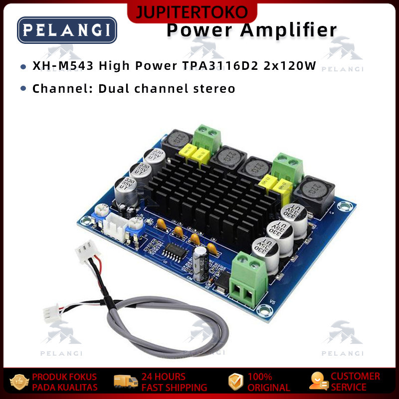 120W Dual-channel Stereo High Power Digital Audio Power Amplifier Class D XH-M543 m 543 Kit Ampli Cl