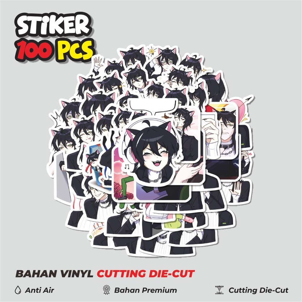 

Terbaru! 50 pcs Stiker Lucu Funny Ren Nekoboy Dekorasi Lucu Kreatif untuk Notebook, Skateboard, HP