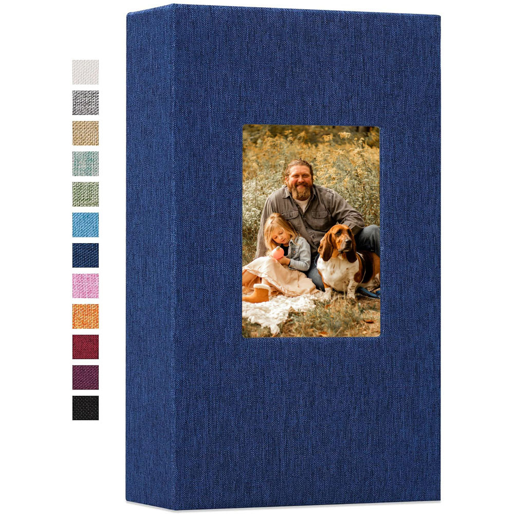 

300 Pockets Linen Photo Album for 4x6 Photos Books Slip-in Picture Albums Wedding Baby Family Anniversary Photo Storage