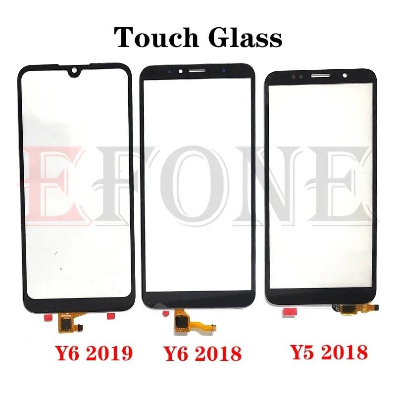 For Huawei Y3 Y5 Y6 Y7 2018 2019 Prime Outer Screen gitizer Sensor Touch Panel LCD splay Front Glass