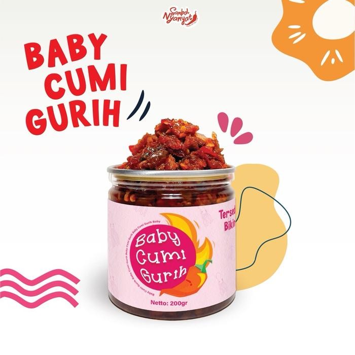 

SALE SAMBAL BABY CUMI NAMPOL / GURIH 200Gr | Sambal Nyanyat | SAMBAL rumahan - Level 1 pinkTERLARIS