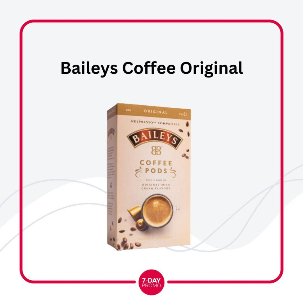 

JAMIN MURAH !!!Nespresso Baileys Original Coffee Capsules(BISA LANGSUNG ORDER)