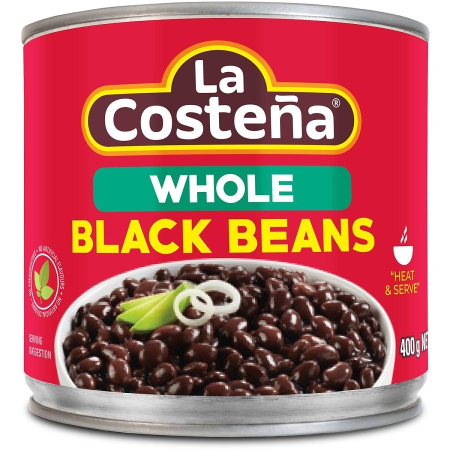 

La Costena Whole Black Beans - 14 Oz / 400 GRAM