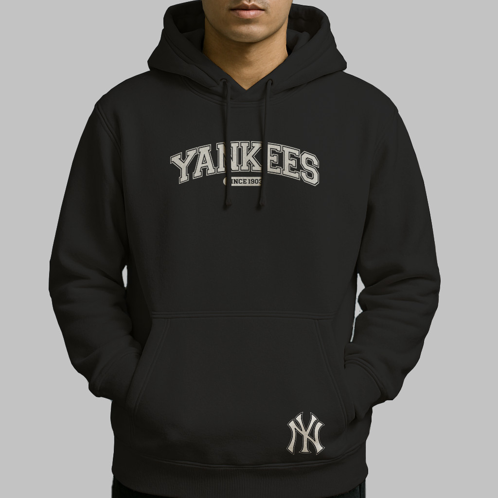 NY Jaket Hoodie YANKEES 1903 Fleece Premium Pria Wanita Jumbo Bigsize SM L XL XXL 3XL 4XL 5XL 6XL
