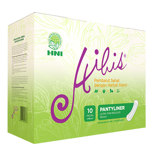 HIBIS Pembalut Herbal - Kemasan Pouch - Pantyliner Pads - HNI HPAI