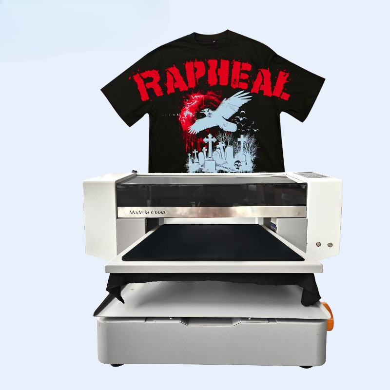 High Speed Digital Direct on T-shirt Inkjet Printer Price i1600 Print Head A2 DTG Direct on Clothes 