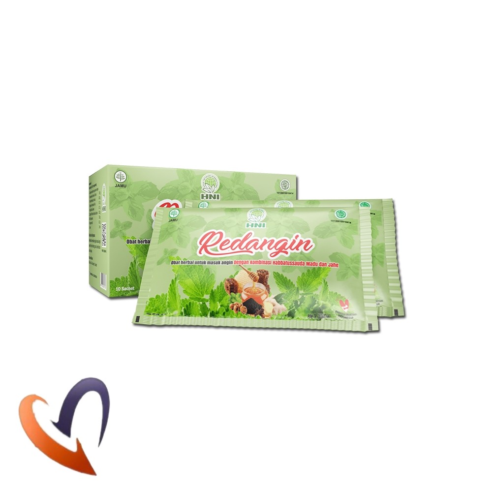 

Redangin HNI per-Box Isi 10 sachet Original Obat Herbal Redakan Gejala Masuk Angin