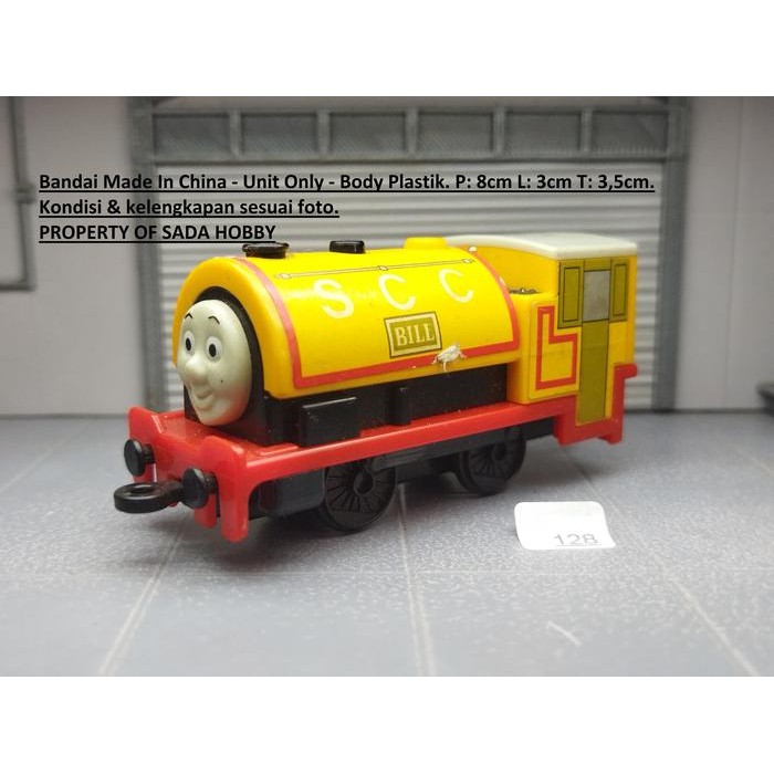 Miniatur Kereta Thomas & Friends Bill Bandai China Plastik Unit Only