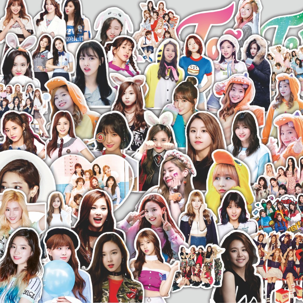 

Stiker Cutting Pack Stiker Twice Girls Band Isi 100Pcs Series Aesthetic Lucu Keren Untuk Koper Bahan Vynil