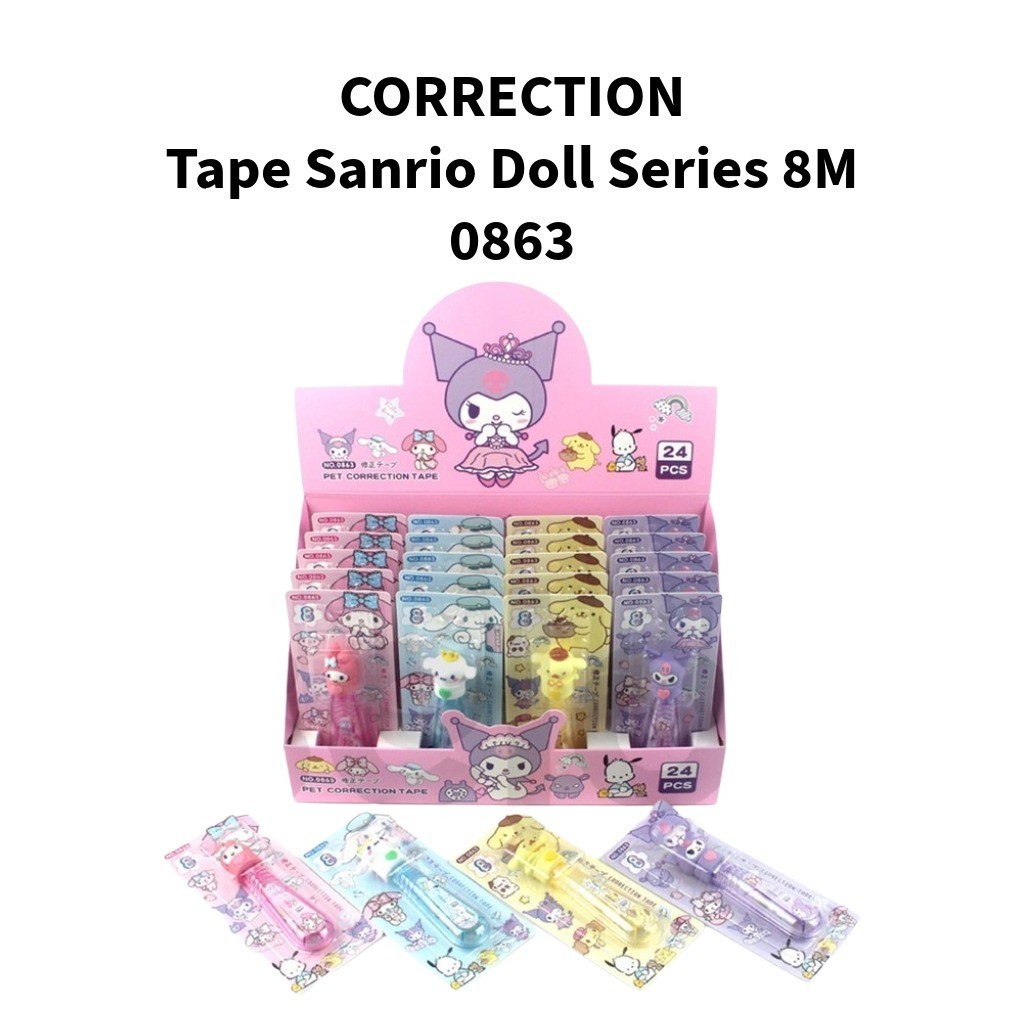 

❤️️Correction Tape Kepala Boneka 0863/ Correction Tape Fancy karakter❤️️