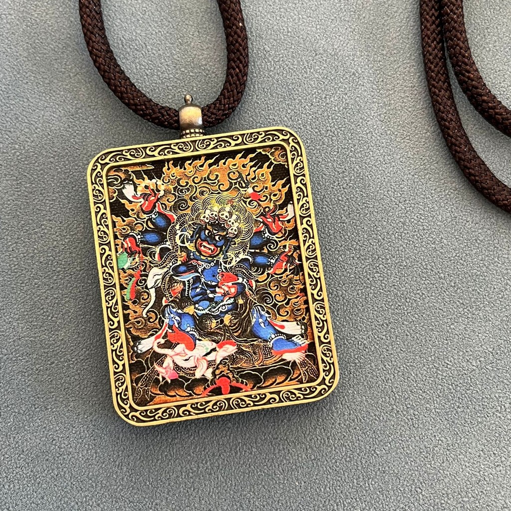 Thangka, produsen liontin Thangka yang tidak dilukis dengan tangan, suvenir Buddhis dari delapan san