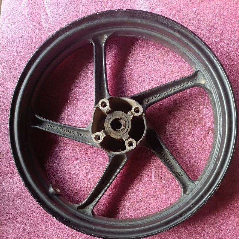 Velg Depan Beat FI,Karbu,ESP,Scoopy karbu original,bekas copotanoriginal copotan montor