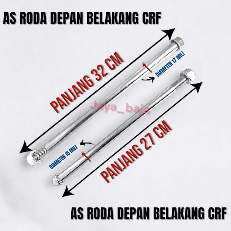 As Roda CRF Dan KLX,As Roda Depan KLX,As Roda Belakang KLX,As Roda Depan CRF,As Roda Belakang CRF