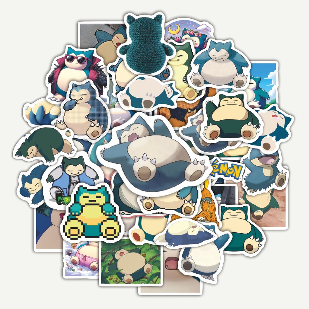 

Sticker Pack Stiker Kartun Snorlax V2 | Sticker TUMBLR | Stiker LAPTOP KOPER HELM