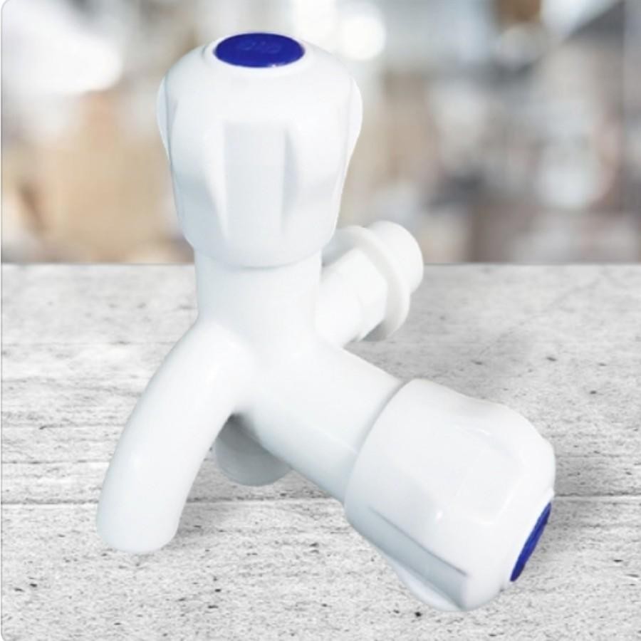 Kran Cabang Plastik Merk Jopek/Kran Cabang Shower Kamar Mandi Plastik keran