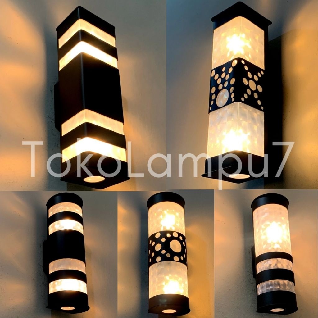 [BISA COD] LAMPU HIAS DINDING / LAMPU DINDING MURAH / LAMPU PILAR TERAS RUANG TAMU / LAMPU TIDUR