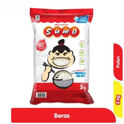 

Sumo Beras Pulen Fortifikasi Kemasan Merah 3 kg