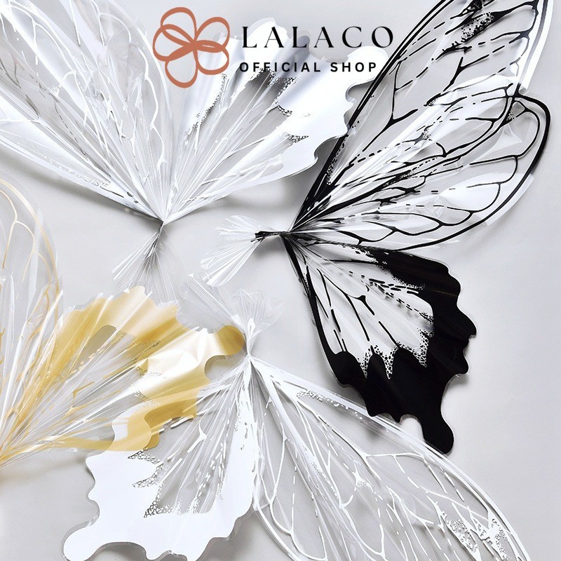 

LALACO - (1 SET) - FL51 WINGS OPP Wings Butterfly Kertas Bunga Paper Buket Kado Florist Cellophane
