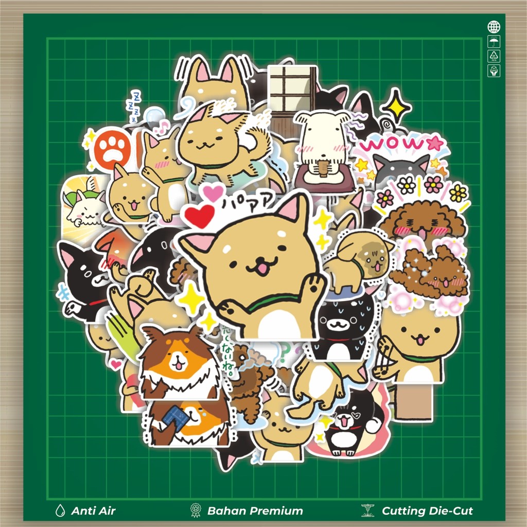 

HOT 50 PCS STIKER Stiker Iiwaken Shiba Inu Stiker Fashion Cars Decal Dingin Kartu Album Custom Vinyl Anti Air- Sticker Aesthetic Buku Journal Koper Casing HP Tablet Laptop Helm Motor Botol Minum