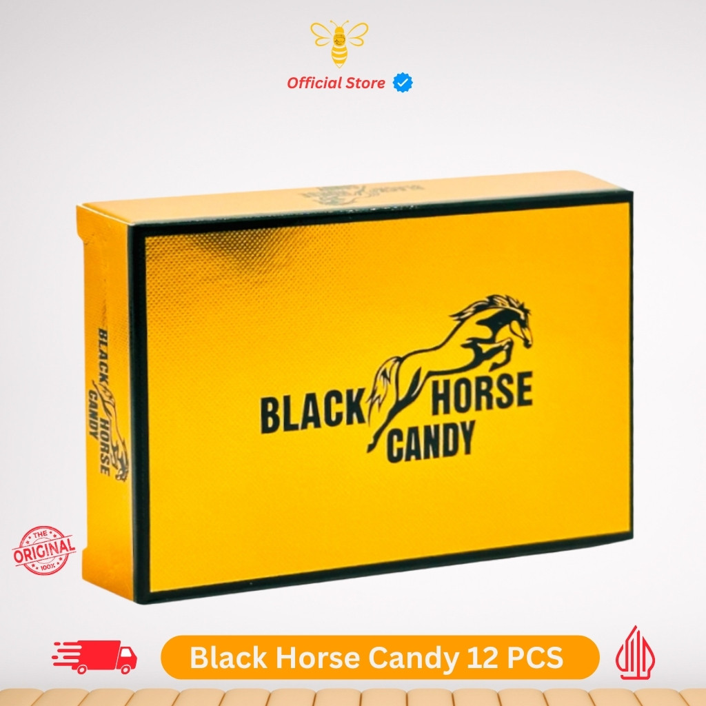 

Black Horse Candy Malaysian Honey One Box 12 Sachets From Vital Honey Royal
