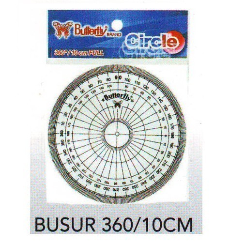 

BPP Busur 360 / 10 Lingkaran Butterfly
