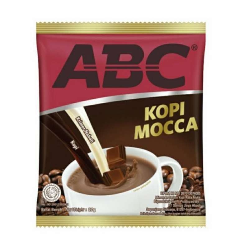

ABC Kopi Mocca Sachet 27gr x 10pcs - Kopi Kemasan Renteng Bubuk
