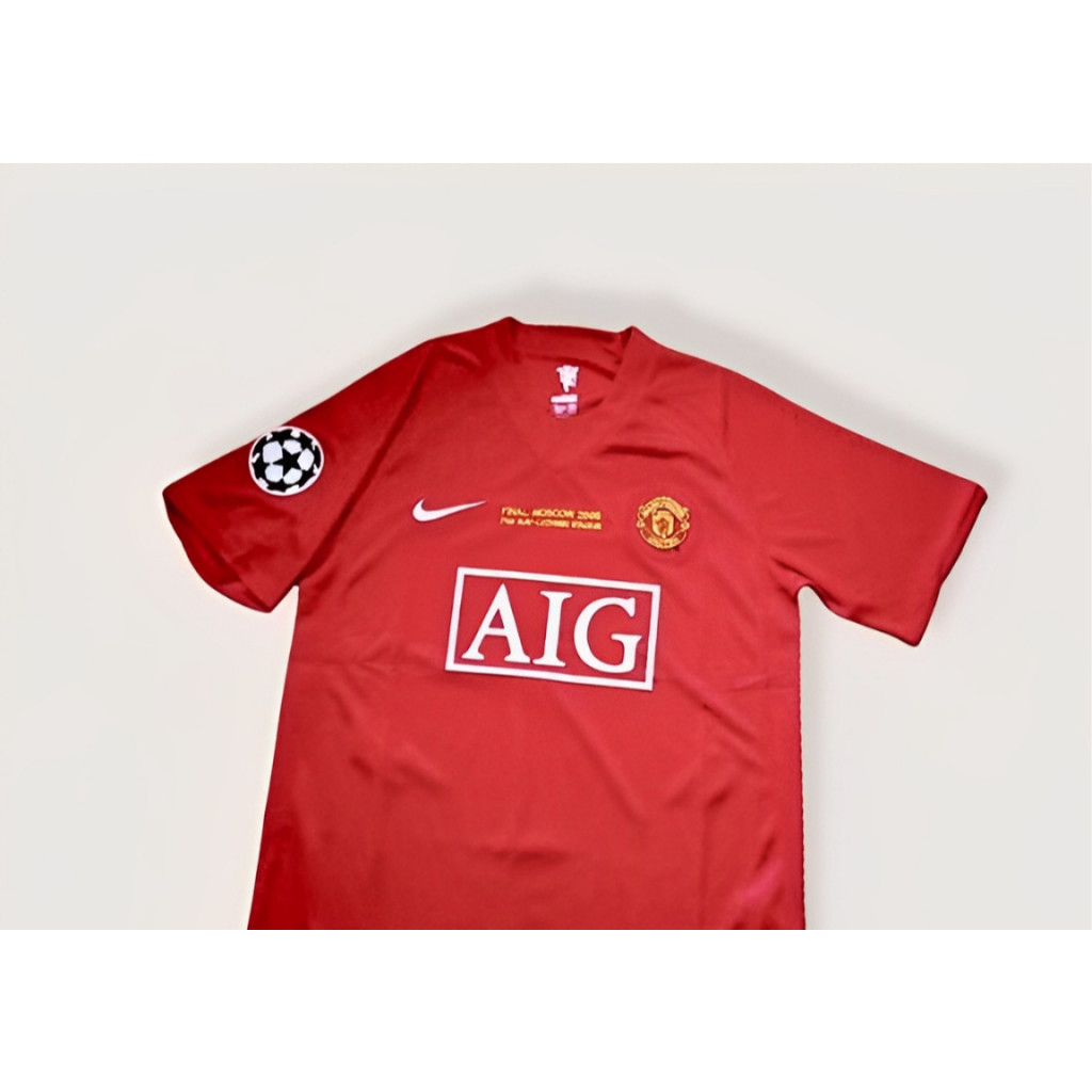 Jersey Retro Man United MU Home 2008 Spesial Final Champions Final Moscow (Bisa Ganti Nama & Nomor P