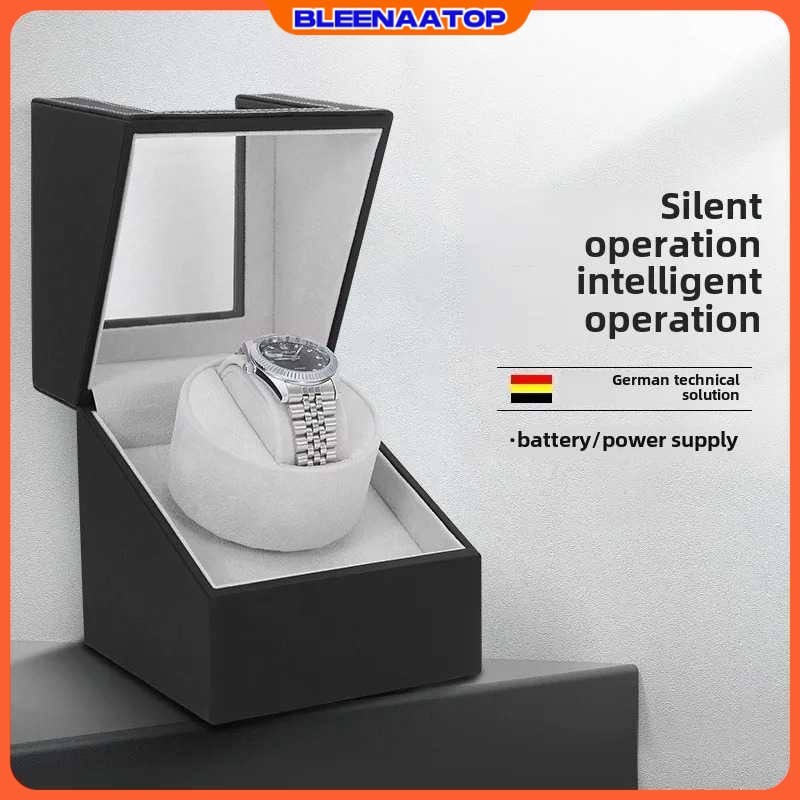 Watch Winder Pemutar Jam Tangan Otomatis 1 Slot Dual Power 13cm - IG-160