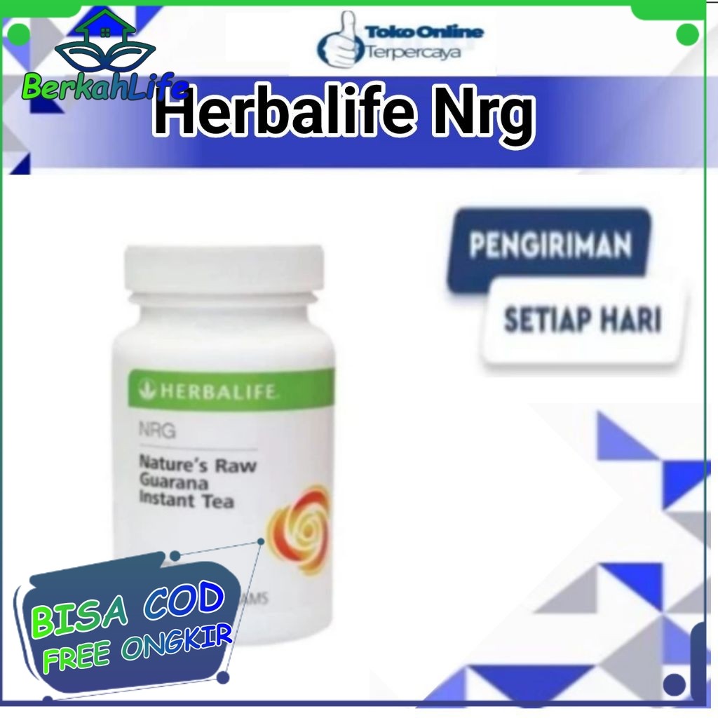 Herbalife NRG Tea Herbal HERBALIFE NRG TEA PENAMBAH STAMINA SAAT DIET CEPAT BPOM Teh Penambah Stamin