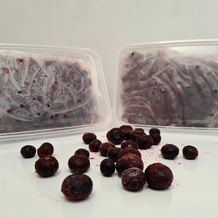 

Frozen blueberry repack ecer 250gr & 500gr iqf bluberi beku super - 500gr