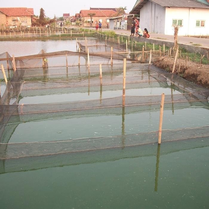 Jaring keramba apung ikan, bahan kain kasa anti geser, Ukuran Custom