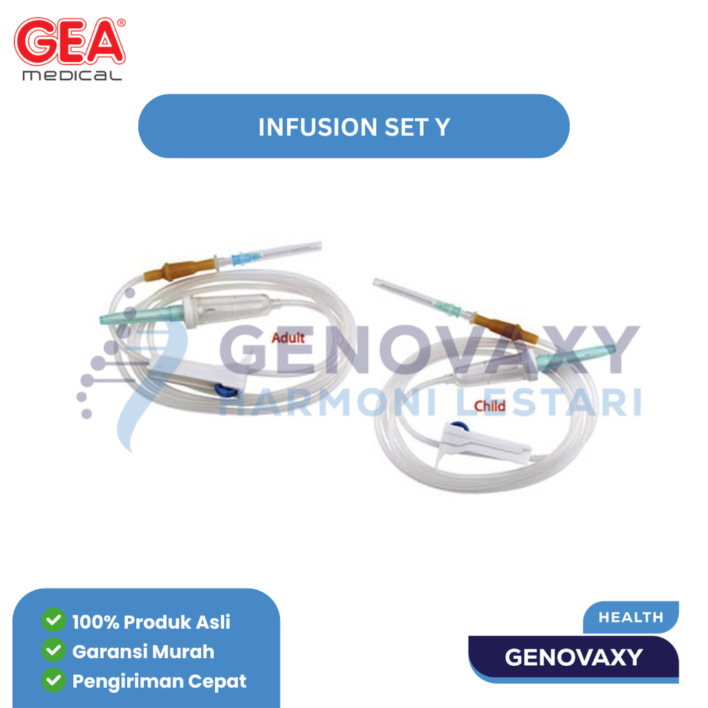 Gea Infus Set Type Y  / Selang Infus Dewasa & Anak