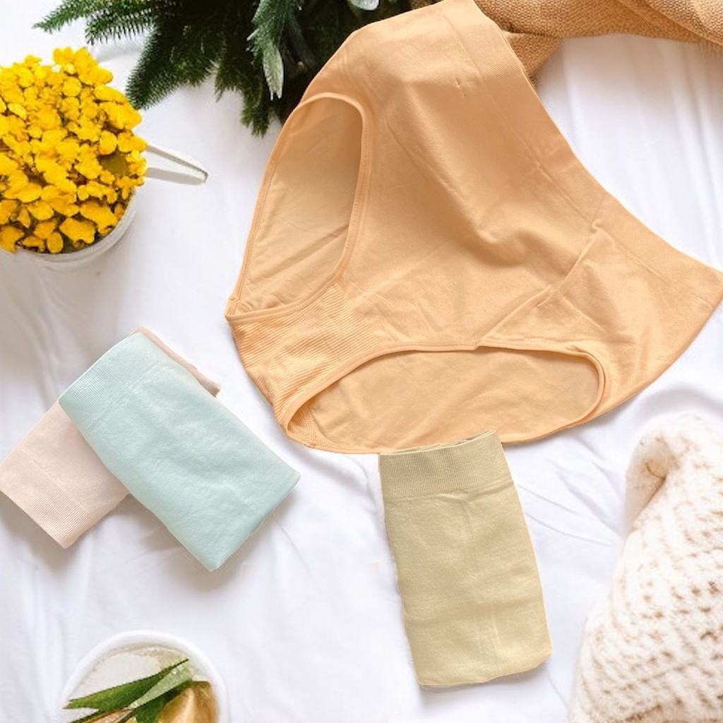 PAKET 2PCS - Celana Dalam Wanita Jumbo SORELLA 051066 - Cutting Maxi+, Ukuran L XL 2XL | Seamless & 