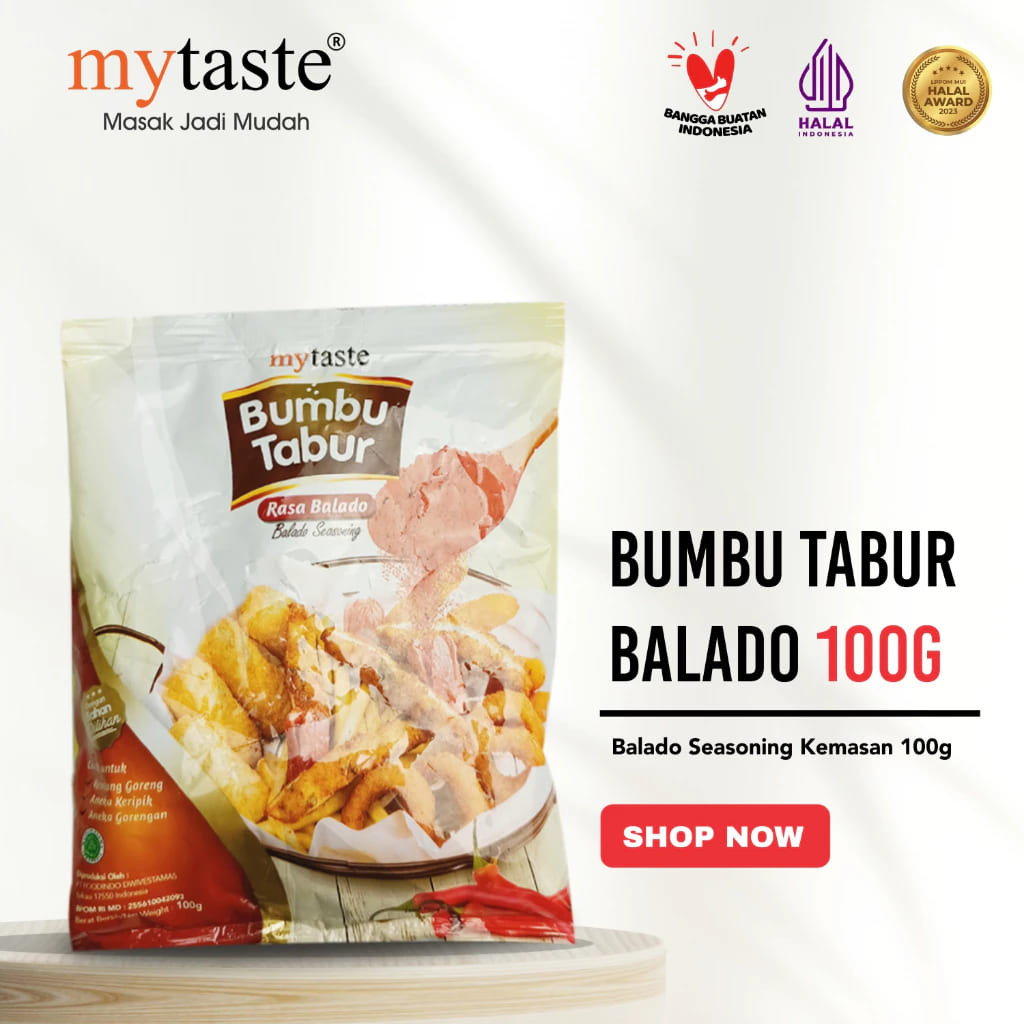 

MYTASTE BUMBU TABUR BALADO 100GR