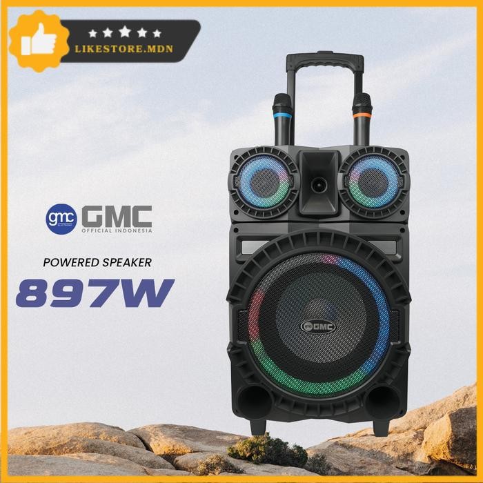 GMC SPEAKER PORTABLE 10" GMC-897 W
