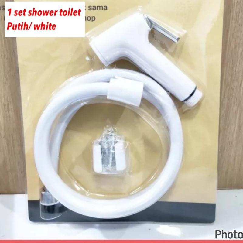 Shower toilet bidet putih 1/2 inc || jet shower toilet putih || Jet Washer Shower cebok shower toile
