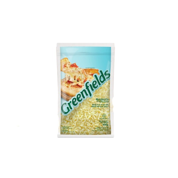 

GREENFIELDS MOZZARELLA CHEESE SHREDDED 200 GR