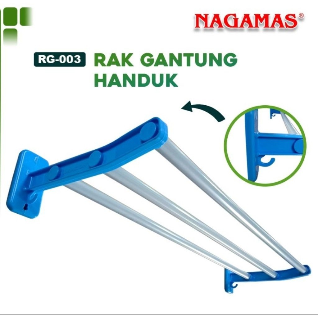 RAK DINDING HANDUK DRAGON / JEMURAN HANDUK DINDING / JEMURAN TEMPEL JEMURAN KAMAR MANDI - PROMO MURA