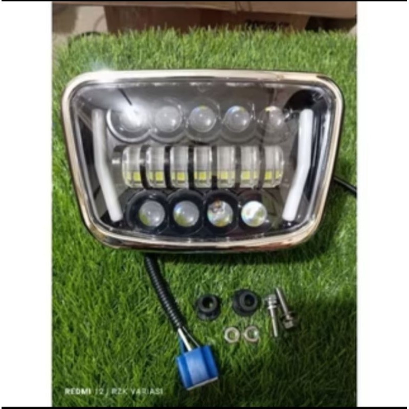 Reflektor RX King New 16 LED Oval Lampu Depan RX King New Deymeker Cokro Variasi