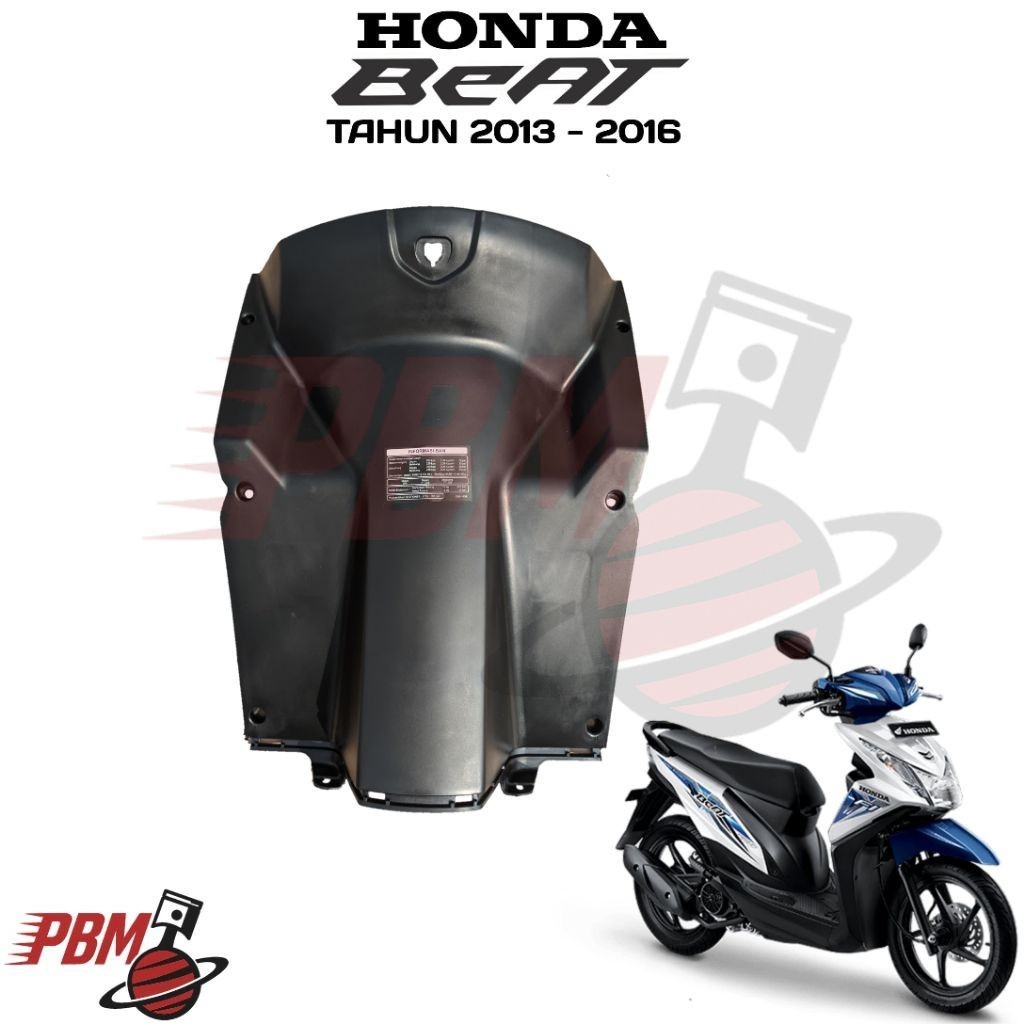Dek Kunci Bawah Motor Honda BeAT FI Tahun 2013 - 2016 Stater Halus Stater Kasar Cover Body Kasar Bea