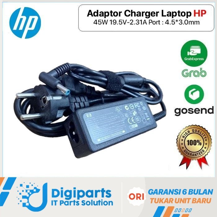 Adaptor Charger HP 14s-fq1005AU 14s-fq0022AU 14S-fq1036AU Series 45W