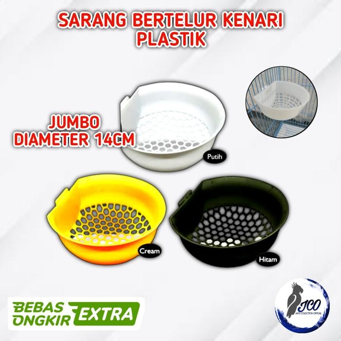 SARANG BERTELUR BURUNG KENARI SARANG PLASTIK BURUNG KENARI